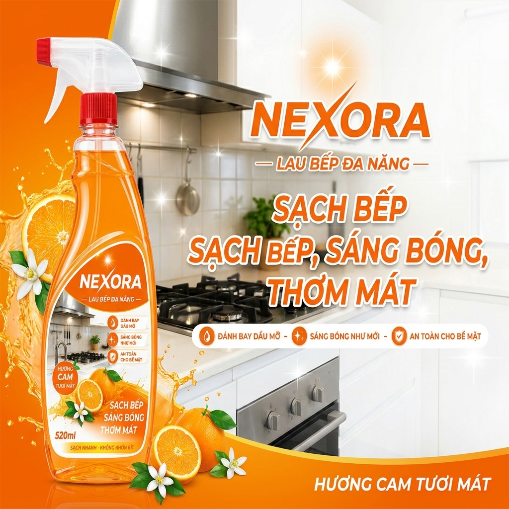 lau bẾp Đa nĂng 520ml lau bẾp Đa nĂng 520ml